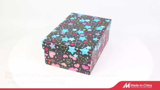 Caja de embalaje de regalo de papel de flor cuadrada exquisita de protección ambiental personalizada de China para cosméticos, maquillaje, joyería, ropa, cajas de embalaje, reloj, festival de bodas