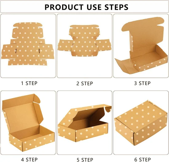 Cajas de envío de cartón corrugado impresas personalizadas para cosméticos de ropa de regalo